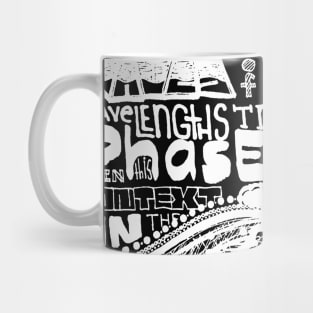 Fluid Dynamics Doodle White Mug